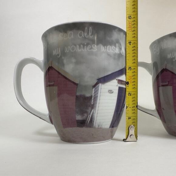 Creative Tops, By The Sea Coffee Mugs/Cups Set of 2 Beach Cottage Outdoors - Picture 11 of 14